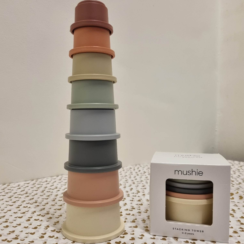 Mushie Stapeltoren Stacking Cups Original CuddlesandStrings